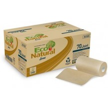 ASCIUGAMANO A ROTOLO LUCART ECO NATURAL MT 70x12