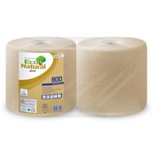 BOBINA 800 STRAPPI x 2 LUCART ECO NATURAL (MT 400)