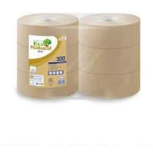 CARTA IGIENICA JUMBO 300 ECO NATURAL 2V ROT.6