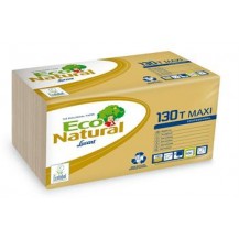 TOVAGLIOLO LUCART ECO NATURAL 130T MAXI 1 VELO 30x30 PZ. 500x8